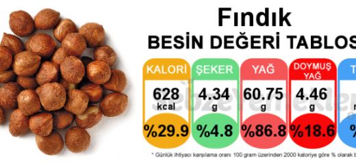 100 Gr Fındık Kaç Kalori?dir?